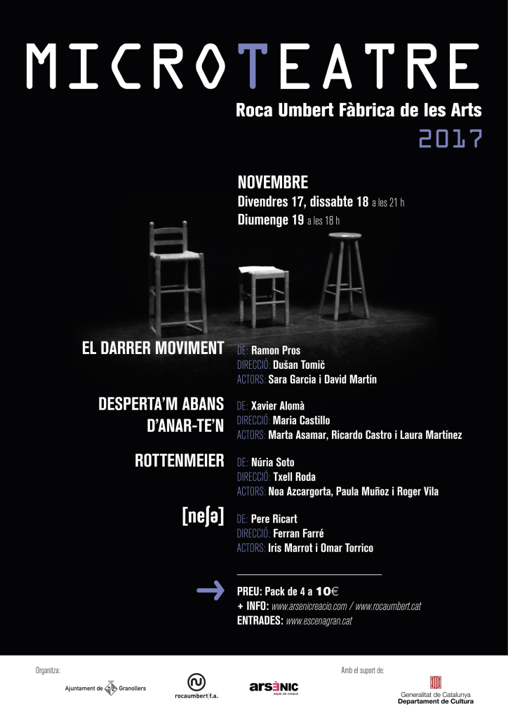 Microteatre'17 cartell