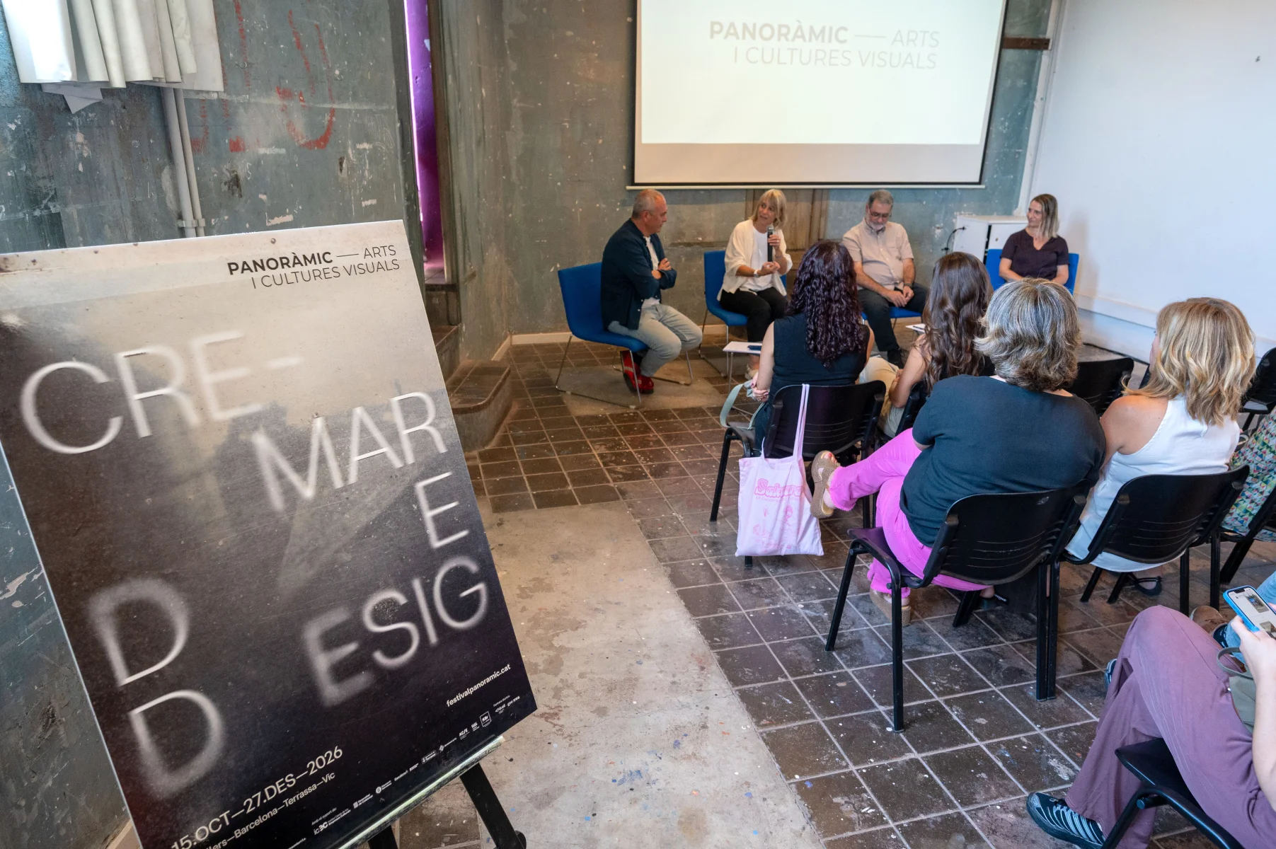 Roda de premsa de presentació de la 10a edició de Panoràmic | © Toni Torrillas - Roca Umbert Fàbrica de les Arts