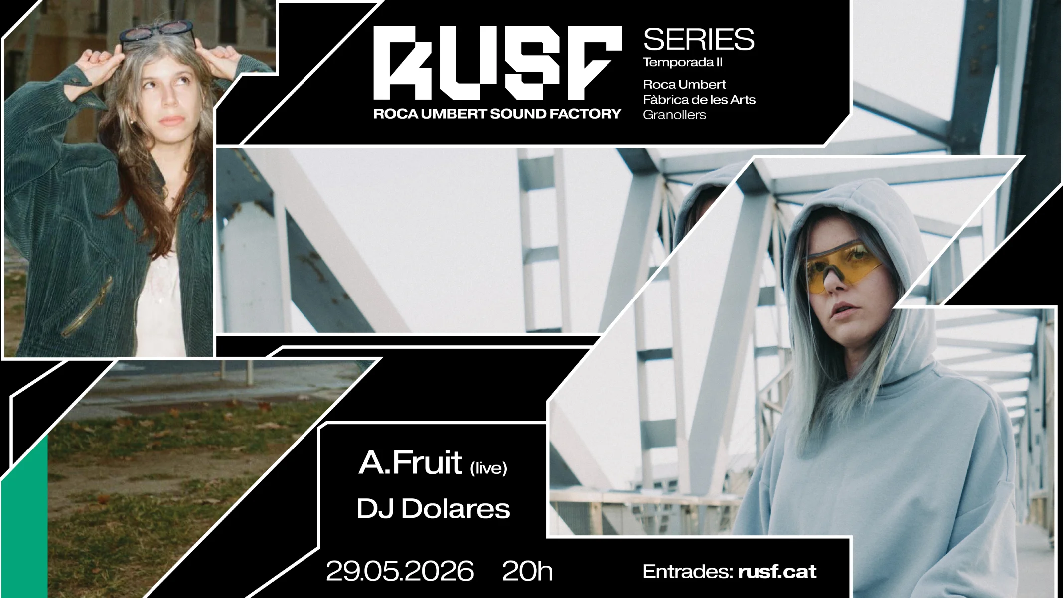 RUSF Series explora els ritmes trencats i les energies del club contemporani amb A.Fruit i DJ Dólares | © RUSF Series