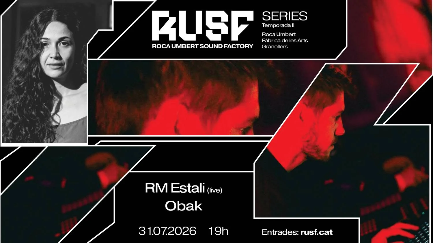 Les RUSF Series tanquen la segona temporada amb el directe immersiu de RM Estali, el warm-up d'Obak i una proposta visual a càrrec d'un artista convidat | © RUSF Series