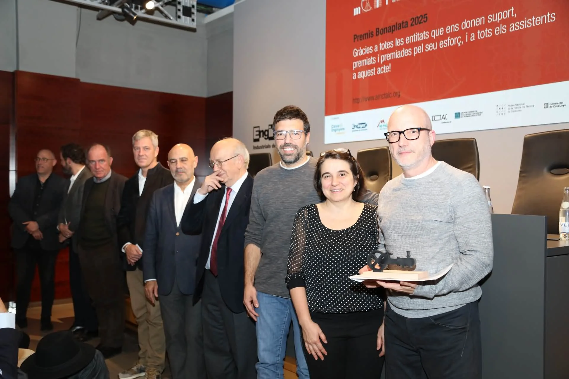 L’Ajuntament de Granollers rep un Premi Bonaplata per la recuperació i impuls de la fàbrica Roca Umbert  | © Premis Bonaplata, impulsats per l’AMCTAIC