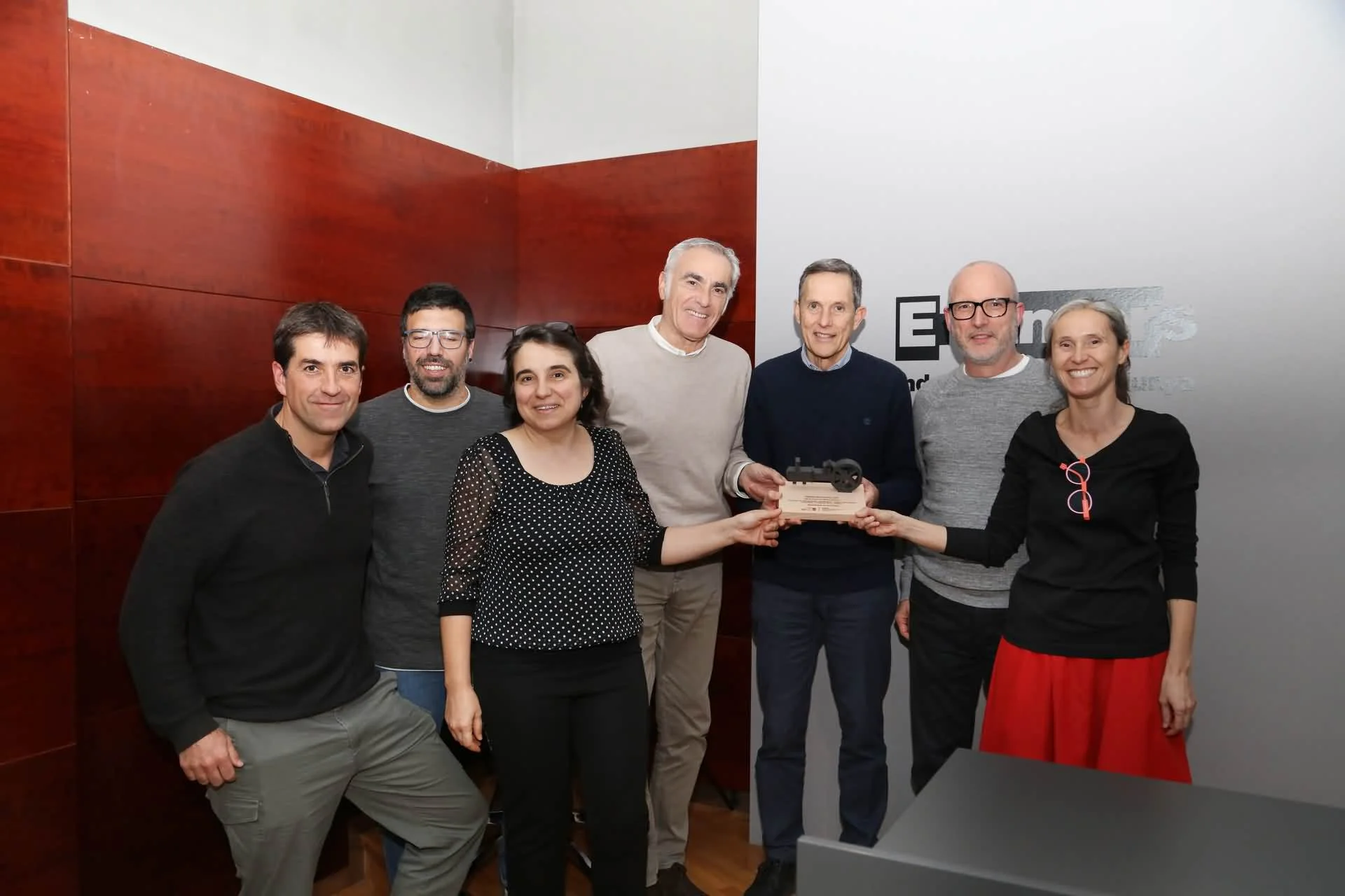 L’Ajuntament de Granollers rep un Premi Bonaplata per la recuperació i impuls de la fàbrica Roca Umbert  | © Premis Bonaplata, impulsats per l’AMCTAIC