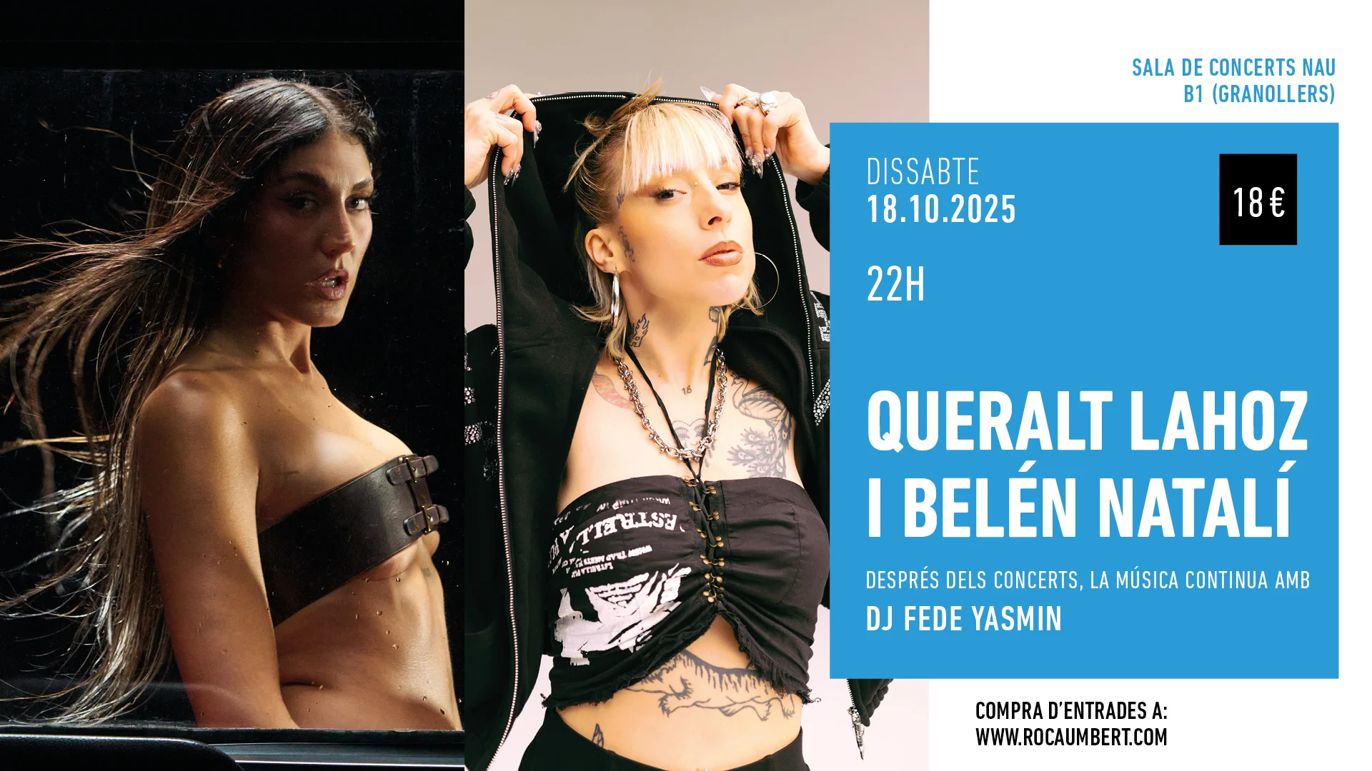 Queralt Lahoz i Belén Natalí | © Roca Umbert Fàbrica de les Arts