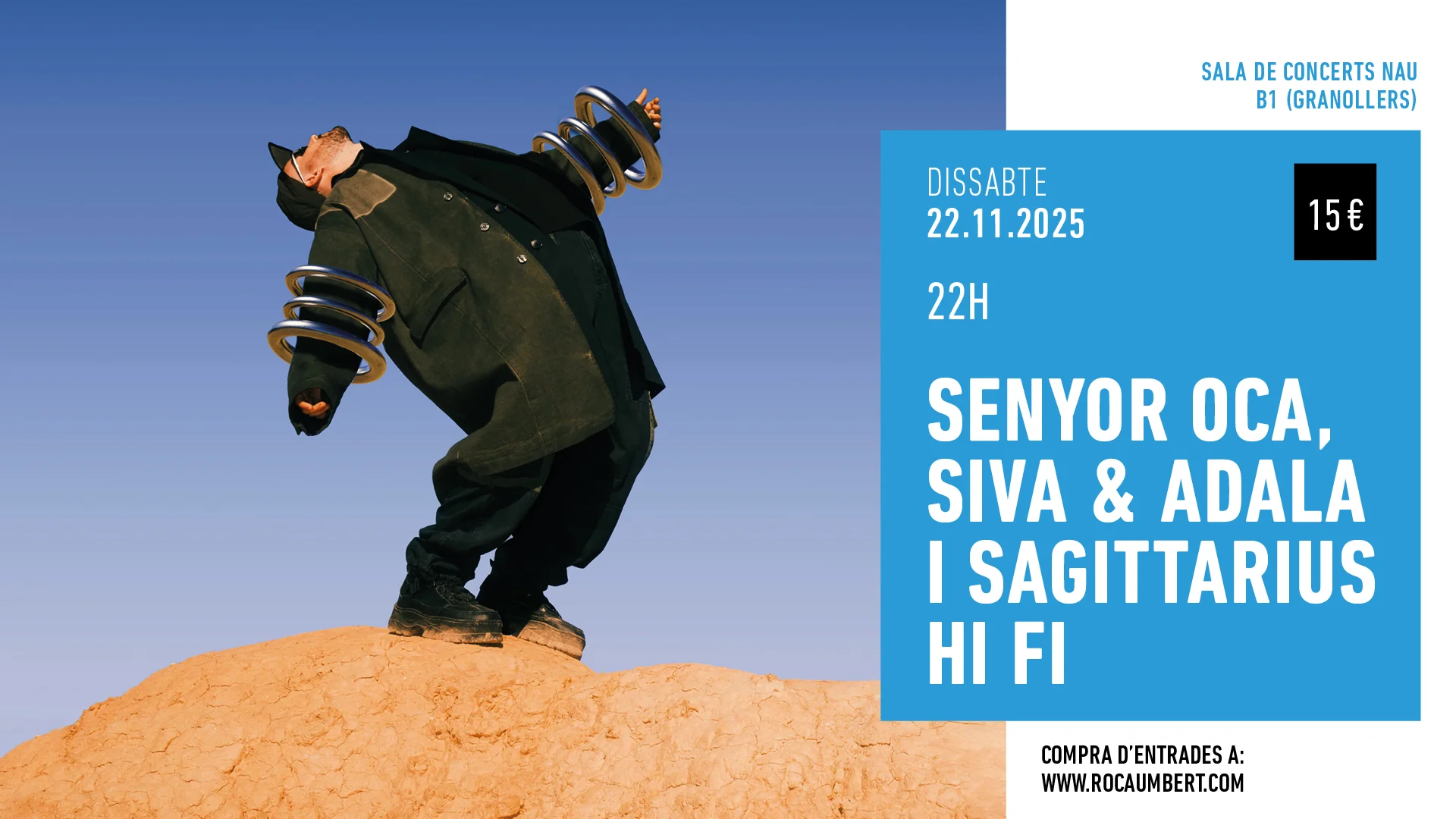 Concert de Senyor Oca a la Sala Nau B1 | © Roca Umbert Fàbrica de les Arts