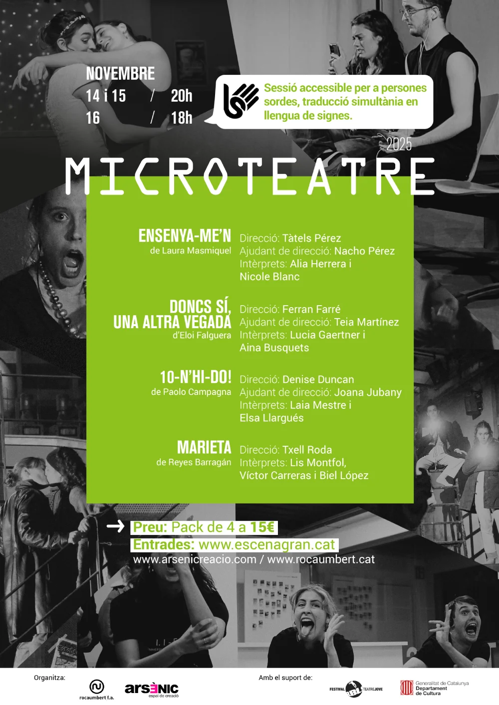 Cartell Microteatre 2025 | © Microteatre 2025