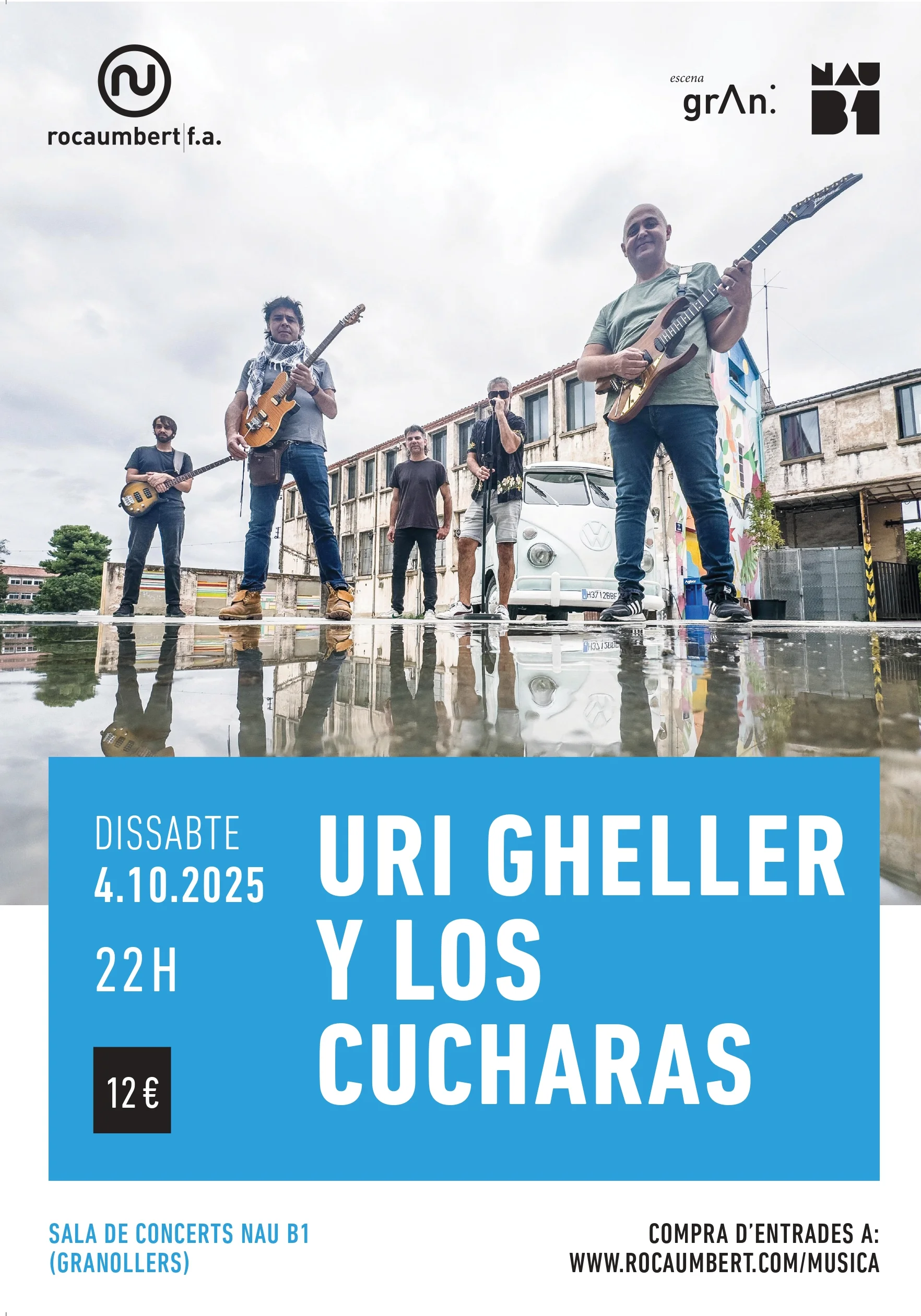 Concert d'Uri Gheller y Los Cucharas | © Roca Umbert Fàbrica de les Arts