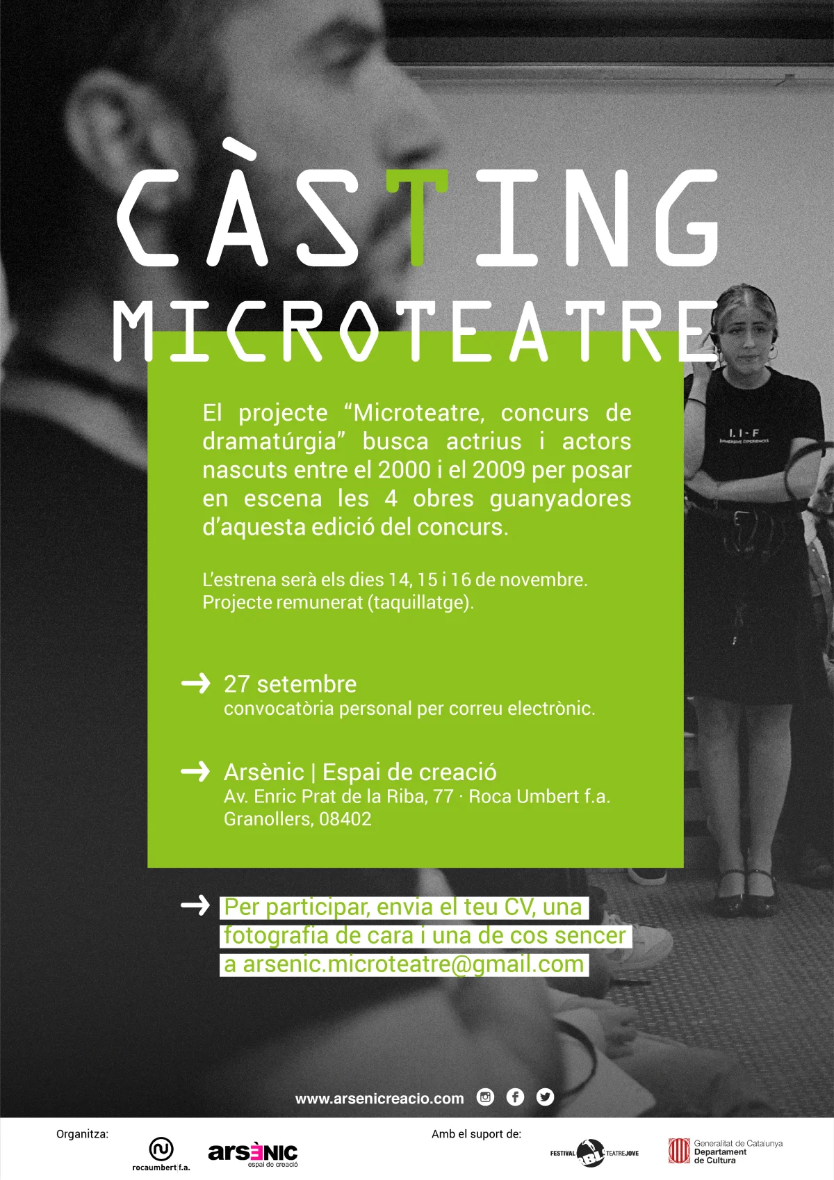 Càsting Microteatre | © Arsènic, Espai de Creació