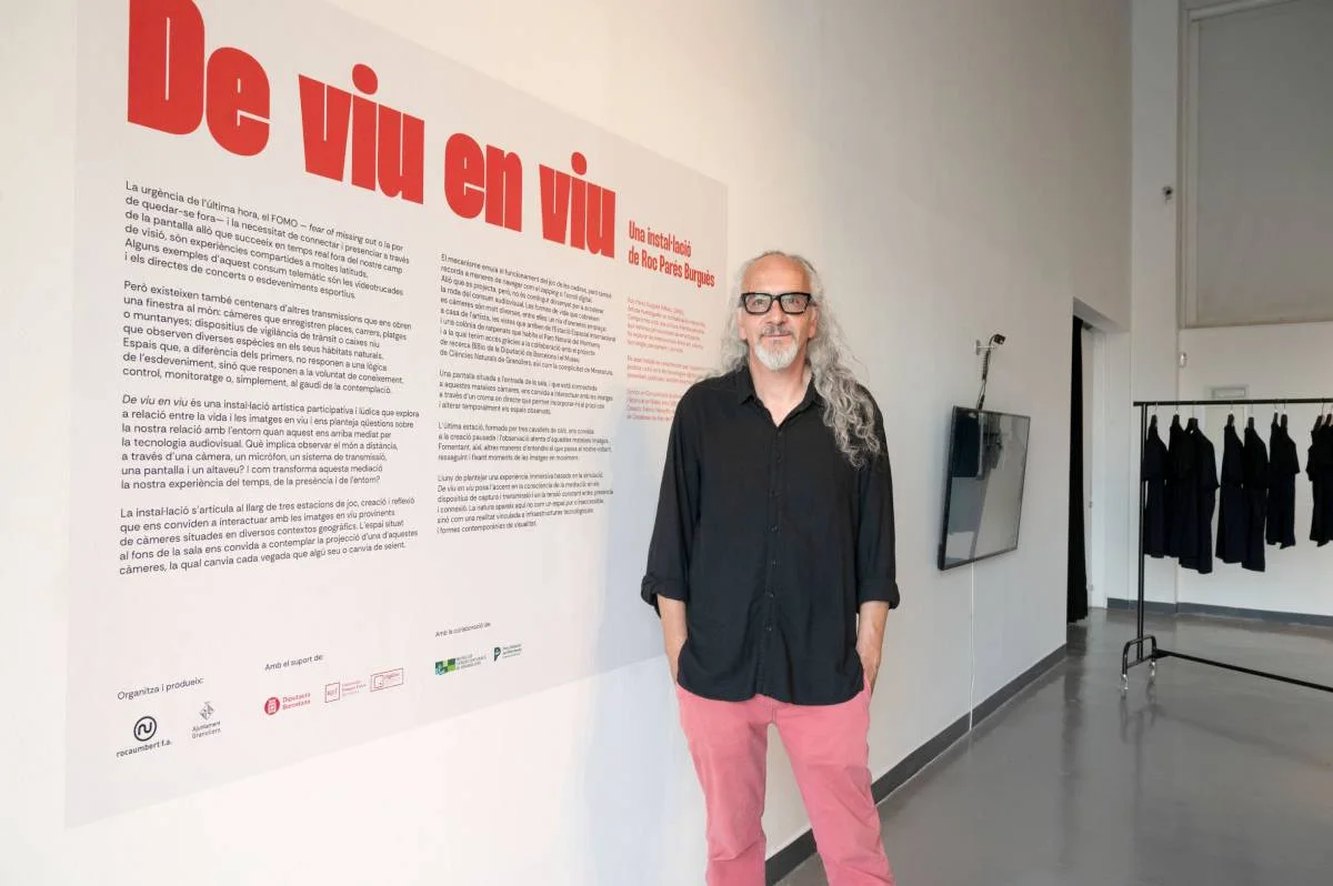 Instal·lació artística participativa "De viu en viu" de Roc Parés | © Toni Torrillas - Roca Umbert Fàbrica de les Arts