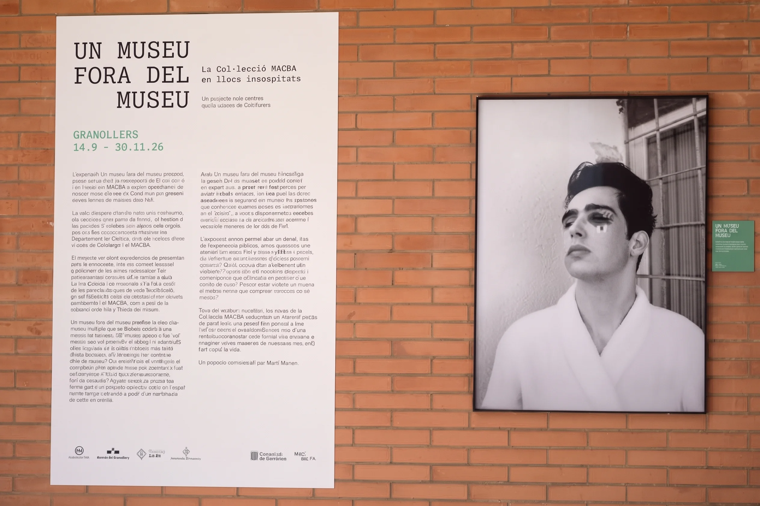 Retrat de l’artista adolescent (amb ull de vellut) | © Toni Torrillas - Roca Umbert Fàbrica de les Arts