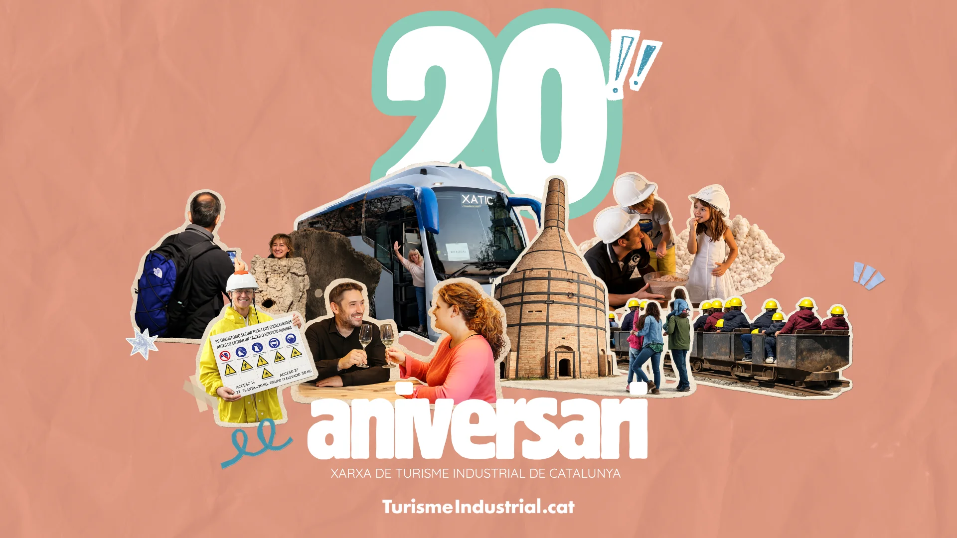 Identitat campanya XATIC 20 aniversari