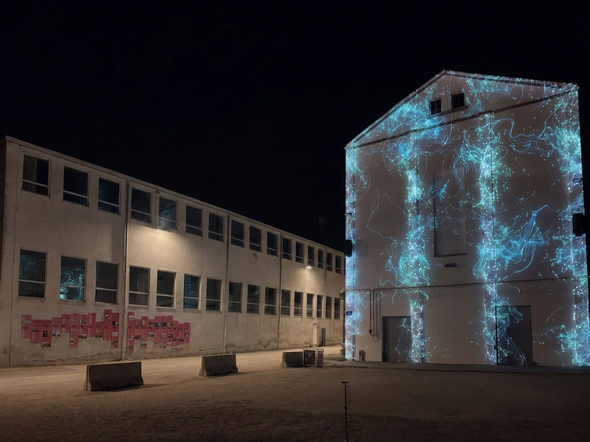 Roca Umbert i el CITM-UPC s'alien per portar el videomapping d'estudiants del grau en Multimèdia a la façana de La Tèrmica