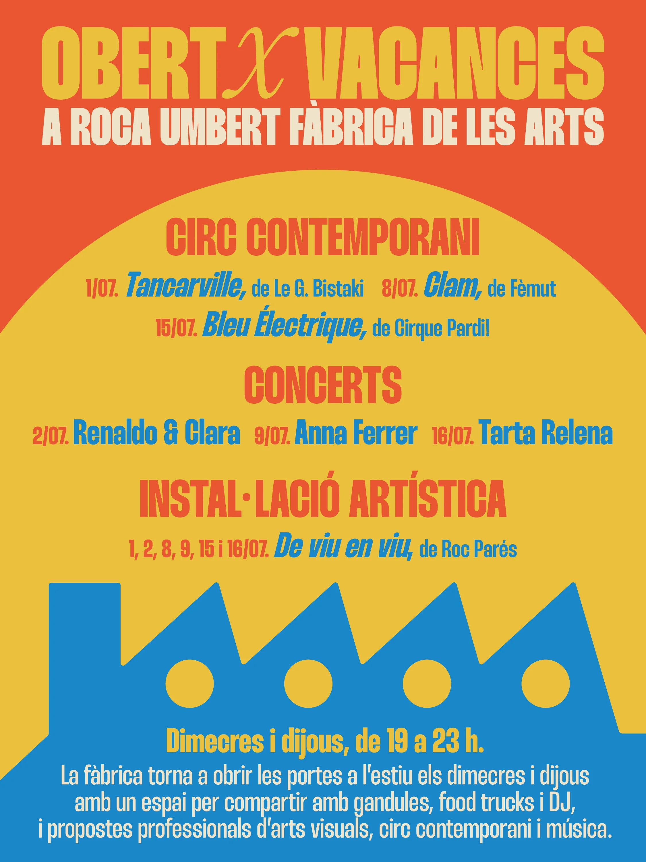 Imatge de l'Obert x vacances Roca Umbert 2026