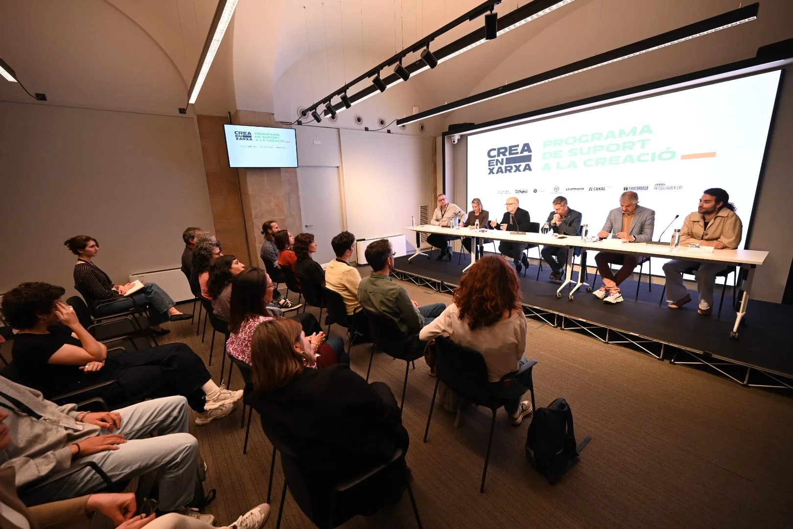 Roda de premsa de presentació del programa Crea en Xarxa | © Toni Torrillas
