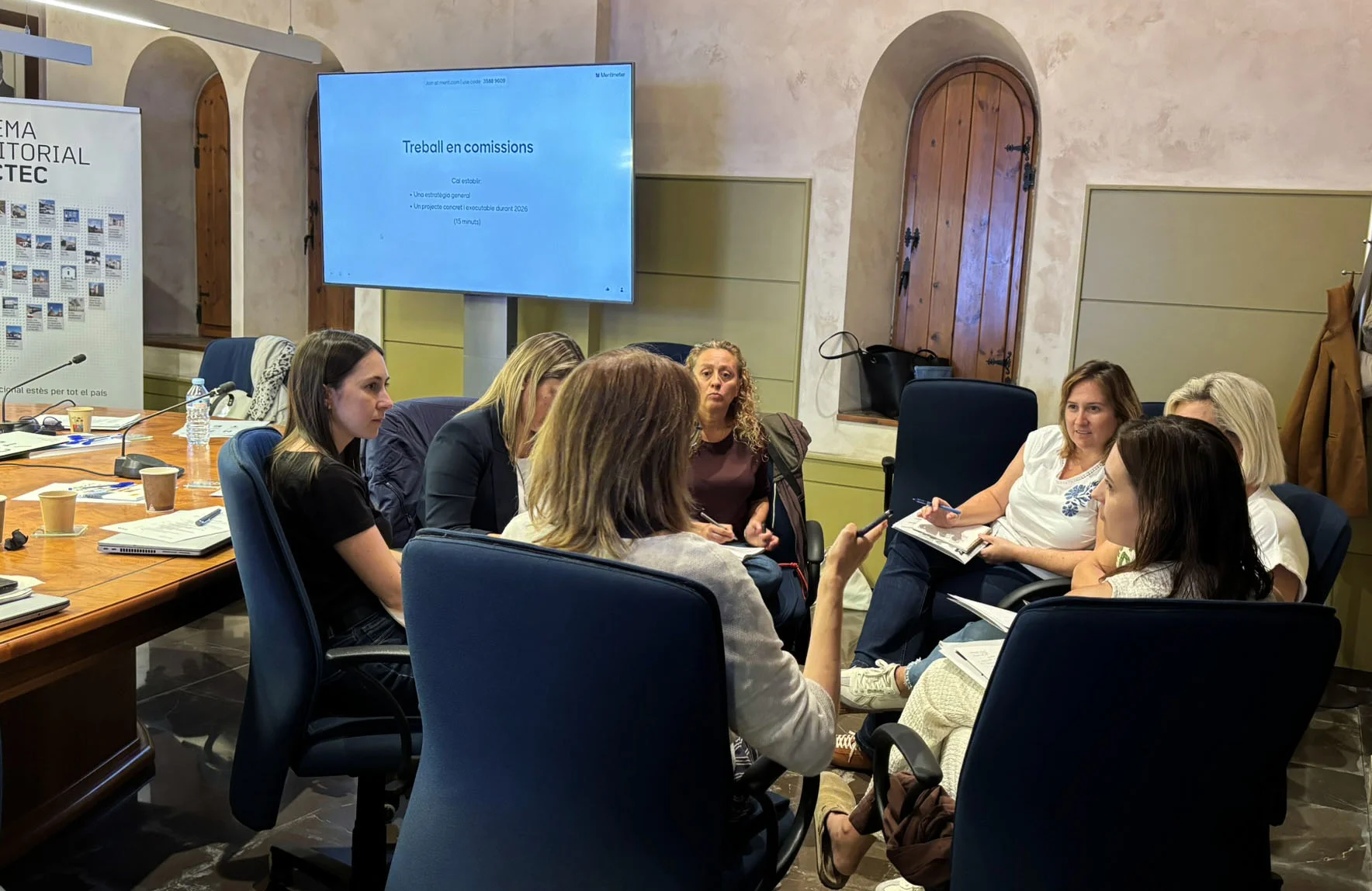 Reunió plenària del Sistema Territorial amb el nou director del MNACTEC