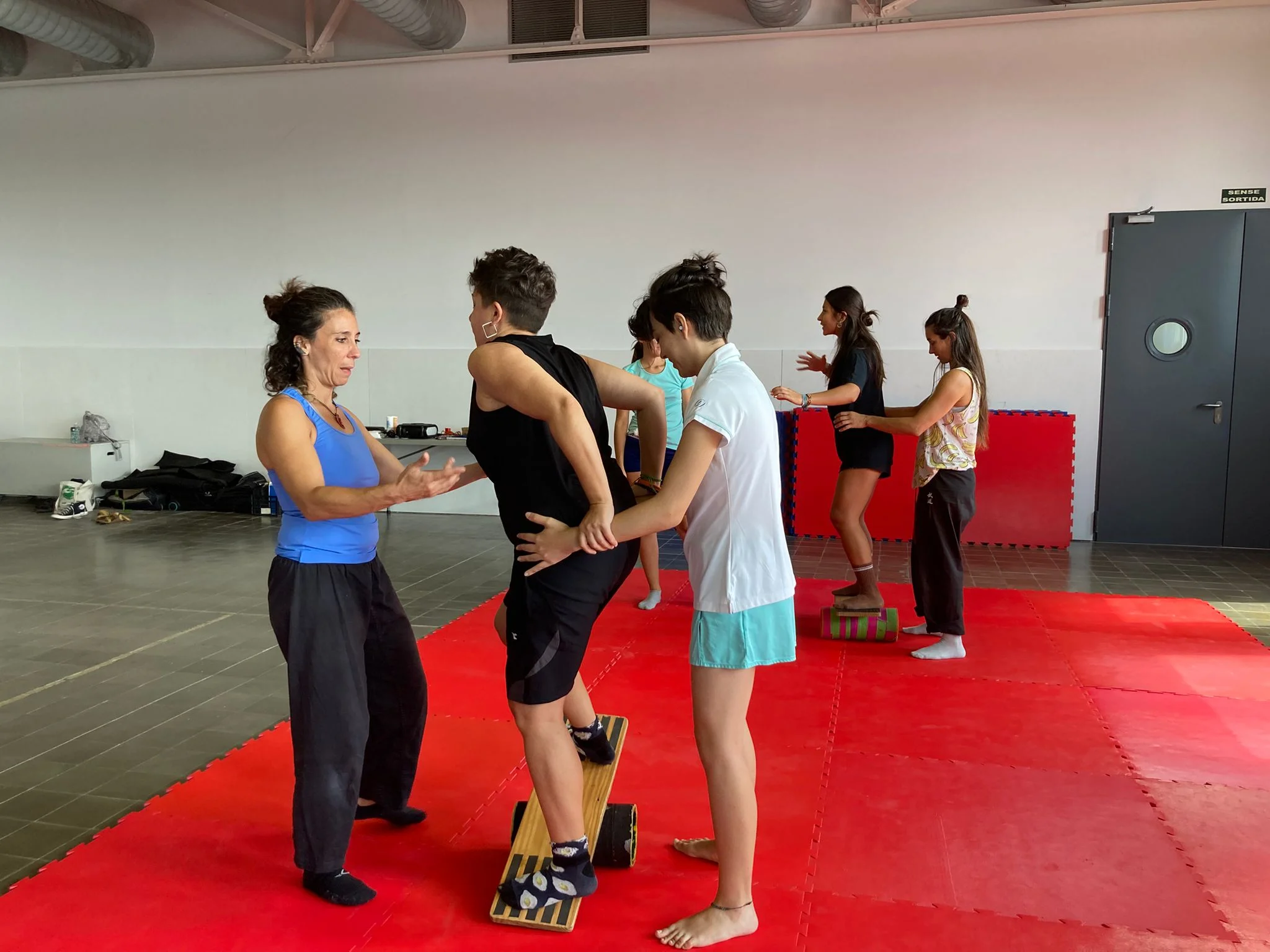 Imatge dels tallers de LSC.Circ fets al Centre d'Arts en Moviment
