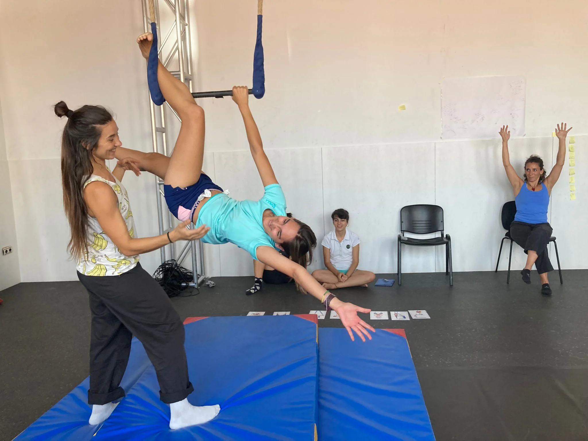 Imatge dels tallers de LSC.Circ fets al Centre d'Arts en Moviment